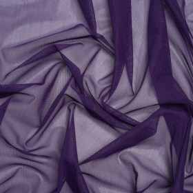 Polyester Stretch Mesh – Aubergine Purple – Designer Deadstock Polyester Stretch Mesh – Aubergine Purple – Designer Deadstock