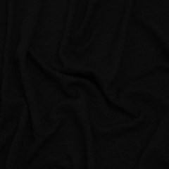 Textured Stretch Polyester Knit – Black Puckers – Designer Deadstock Textured Stretch Polyester Knit – Black Puckers – Designer Deadstock