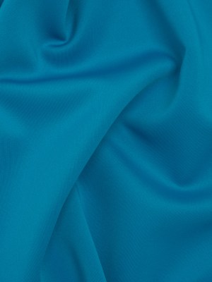 Stretch Polyester Ponte Knit – Cerulean Blue – Designer Deadstock Stretch Polyester Ponte Knit – Cerulean Blue – Designer Deadstock