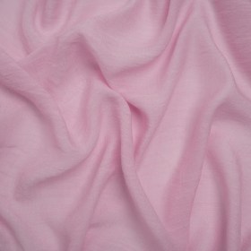 Slubbed Rayon and Polyester Woven – Prima Pink – Designer Deadstock Slubbed Rayon and Polyester Woven – Prima Pink – Designer Deadstock