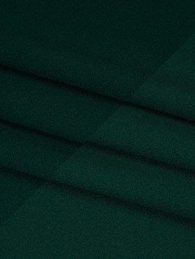 Stretch Polyester Crepe Double Knit – Emerald Green – Designer Deadstock Stretch Polyester Crepe Double Knit – Emerald Green – Designer Deadstock