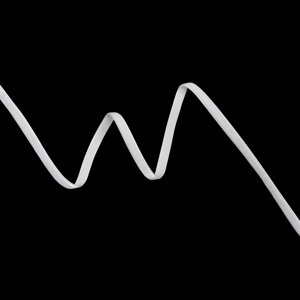 Velvet Ribbon Single Faced – 0.25″ – Off White Velvet Ribbon Single Faced – 0.25″ – Off White