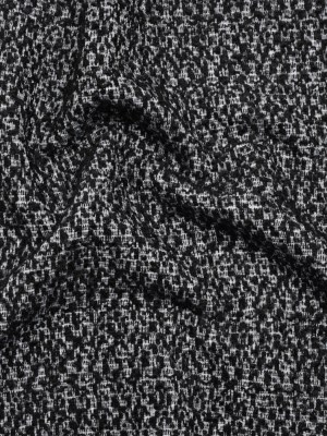 Tweedy Boucle – Black and White Abstract – Deadstock Tweedy Boucle – Black and White Abstract – Deadstock