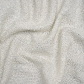 Wool Blend Boucle – White – Deadstock Wool Blend Boucle – White – Deadstock