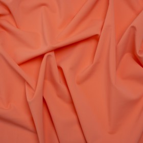 Stretch Nylon Swimwear Tricot – Coral Orange – Designer Deadstock Stretch Nylon Swimwear Tricot – Coral Orange – Designer Deadstock