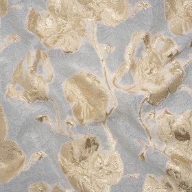 Metallic Brocade – Ivory, Beige, and Gold Flowers on Flowers Metallic Brocade – Ivory, Beige, and Gold Flowers on Flowers
