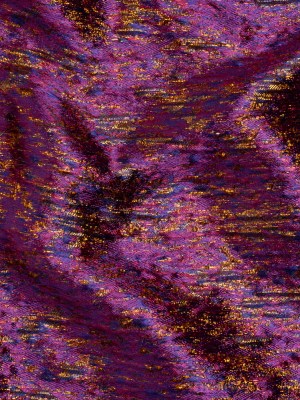 Metallic Brocade – Purple, Royal Blue and Yellow Gold Mottled Abstract Metallic Brocade – Purple, Royal Blue and Yellow Gold Mottled Abstract