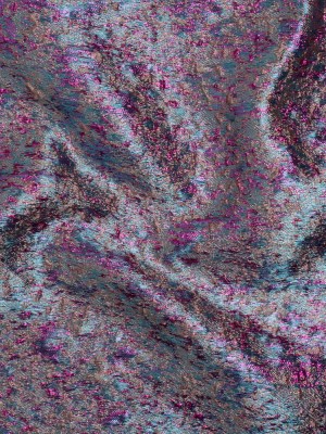 Metallic Brocade – Beige, Blue and Magenta Mottled Abstract Metallic Brocade – Beige, Blue and Magenta Mottled Abstract
