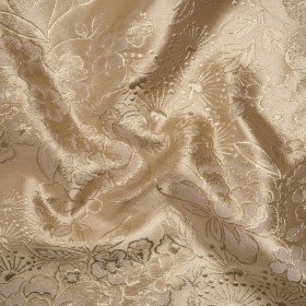 Metallic Brocade – Light Mauve, Pale Beige and Gold Flower Garden Metallic Brocade – Light Mauve, Pale Beige and Gold Flower Garden