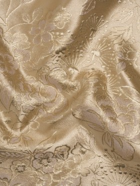 Metallic Brocade – Light Mauve, Pale Beige and Gold Flower Garden Metallic Brocade – Light Mauve, Pale Beige and Gold Flower Garden