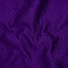 Polyester Brocade – Monochrome Purple Floral Drawings Polyester Brocade – Monochrome Purple Floral Drawings