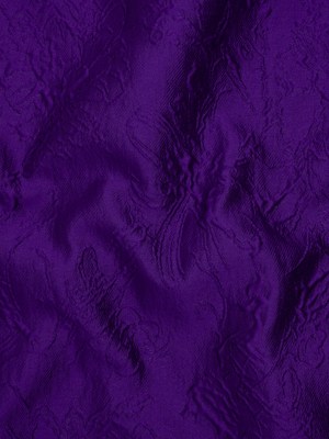 Polyester Brocade – Monochrome Purple Floral Drawings Polyester Brocade – Monochrome Purple Floral Drawings