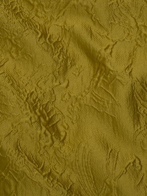 Polyester Brocade – Monochrome Golden Yellow Floral Drawings Polyester Brocade – Monochrome Golden Yellow Floral Drawings