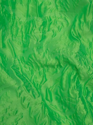 Polyester Brocade – Monochrome Lime Green Roses and Leaves Polyester Brocade – Monochrome Lime Green Roses and Leaves