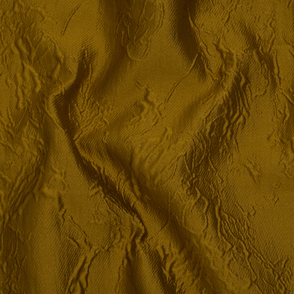 Polyester Brocade – Monochrome Gold Floral Drawings Polyester Brocade – Monochrome Gold Floral Drawings