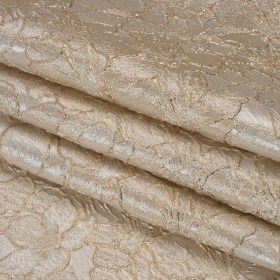 Metallic Brocade – Light Beige and Gold Floating Blossoms Metallic Brocade – Light Beige and Gold Floating Blossoms
