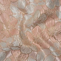 Metallic Brocade – Baby Pink, Pale Aqua and Gold Floating Blossoms Metallic Brocade – Baby Pink, Pale Aqua and Gold Floating Blossoms