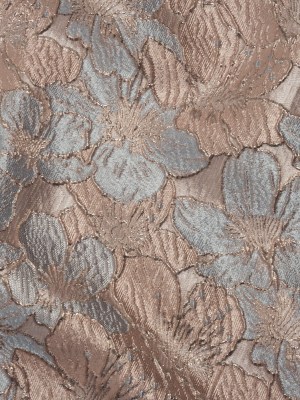 Metallic Brocade – Pale Pink, Baby Blue and Gold Floating Blossoms Metallic Brocade – Pale Pink, Baby Blue and Gold Floating Blossoms