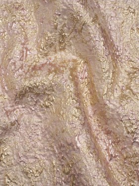 Metallic Brocade – Pale Pink and Gold Abstract Sponge Texture Metallic Brocade – Pale Pink and Gold Abstract Sponge Texture