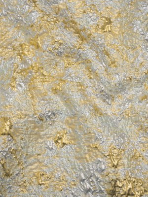 Metallic Brocade – Silver and Gold Abstract Sponge Texture Metallic Brocade – Silver and Gold Abstract Sponge Texture