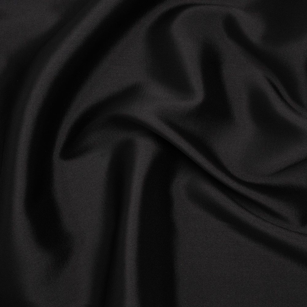 Polyester Mikado – Black – Frances Collection Polyester Mikado – Black – Frances Collection