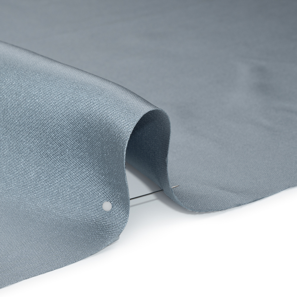 Polyester Mikado – Blue Gray – Frances Collection Polyester Mikado – Blue Gray – Frances Collection