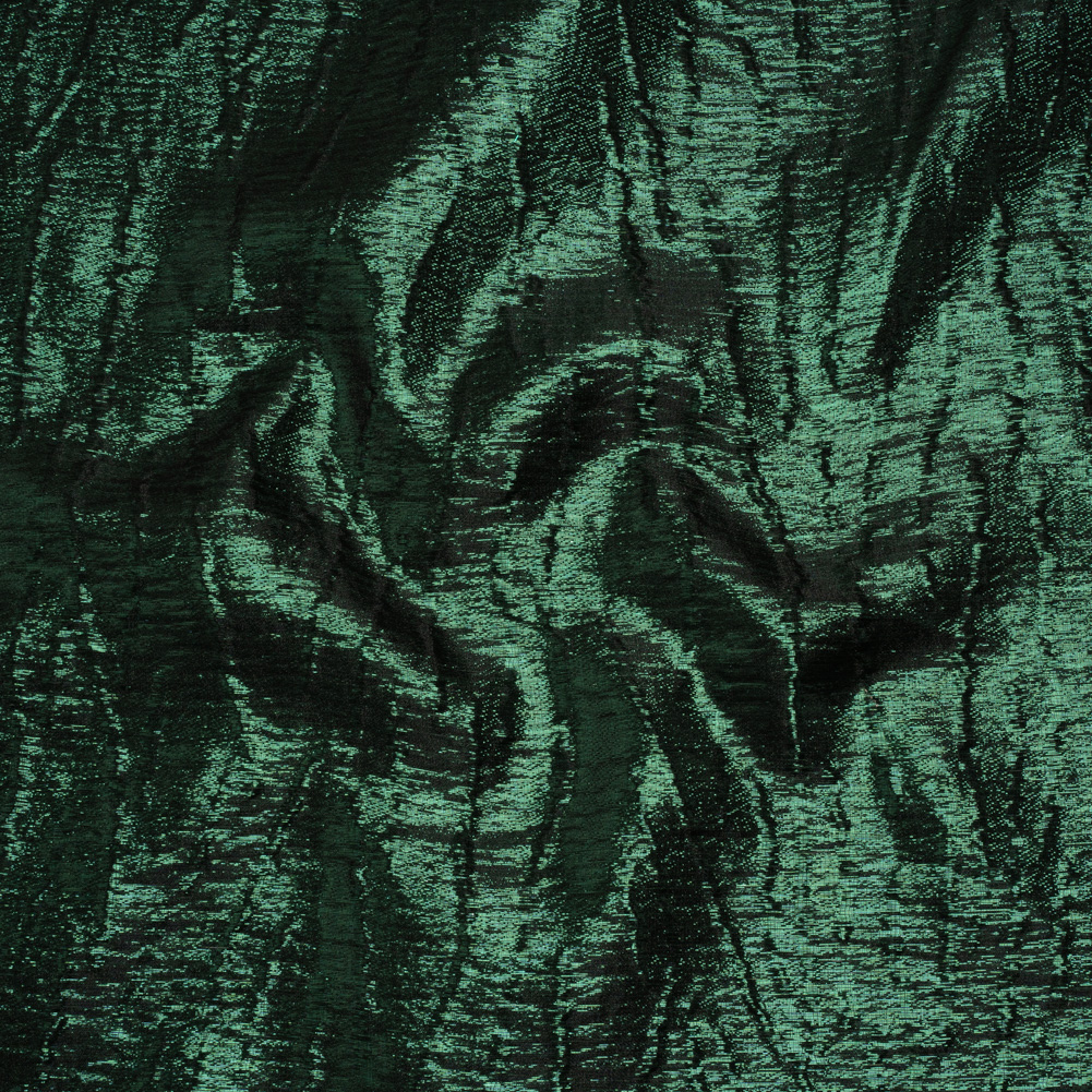 Metallic Brocade – Forest Green Subtle Wrinkles – Kylie Collection Metallic Brocade – Forest Green Subtle Wrinkles – Kylie Collection