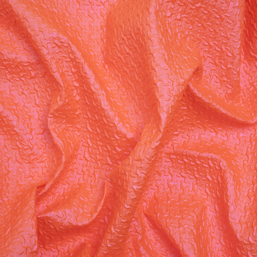 Puckered Novelty Jacketing – Coral Abstract – Edana Collection Puckered Novelty Jacketing – Coral Abstract – Edana Collection