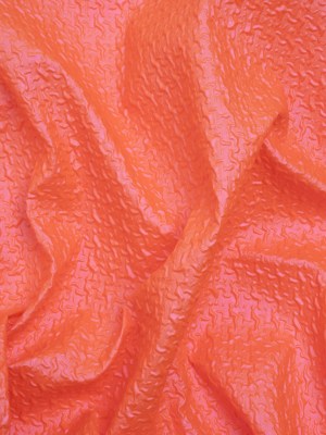 Puckered Novelty Jacketing – Coral Abstract – Edana Collection Puckered Novelty Jacketing – Coral Abstract – Edana Collection