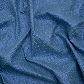 Puckered Novelty Jacketing – Blue Abstract – Edana Collection Puckered Novelty Jacketing – Blue Abstract – Edana Collection