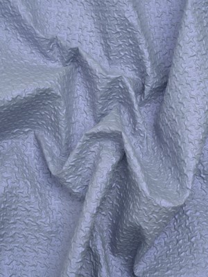 Puckered Novelty Jacketing – Sky Blue Abstract – Edana Collection Puckered Novelty Jacketing – Sky Blue Abstract – Edana Collection