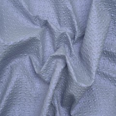 Puckered Novelty Jacketing – Sky Blue Abstract – Edana Collection Puckered Novelty Jacketing – Sky Blue Abstract – Edana Collection