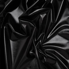 Knit Faux Leather with PET Anodized Aluminum Film – Black – Elizabeth Collection Knit Faux Leather with PET Anodized Aluminum Film – Black – Elizabeth Collection