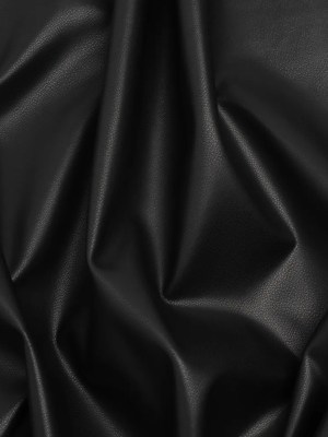 Stretch Faux Leather with Suede-Like Brushed Backing – Pebble Black – Jodi Collection Stretch Faux Leather with Suede-Like Brushed Backing – Pebble Black – Jodi Collection