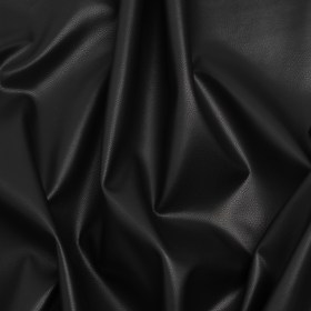 Stretch Faux Leather with Suede-Like Brushed Backing – Pebble Black – Jodi Collection Stretch Faux Leather with Suede-Like Brushed Backing – Pebble Black – Jodi Collection