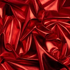 Knit Faux Leather with PET Anodized Aluminum Film – Red – Elizabeth Collection Knit Faux Leather with PET Anodized Aluminum Film – Red – Elizabeth Collection