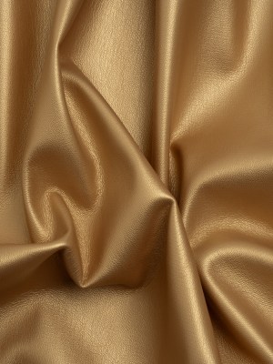 Stretch Faux Leather with Suede-Like Brushed Backing – Metallic Gold – Jodi Collection Stretch Faux Leather with Suede-Like Brushed Backing – Metallic Gold – Jodi Collection