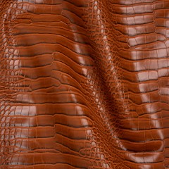 Crocodile Faux Leather Vinyl – Burnt Orange – Kristin Collection Crocodile Faux Leather Vinyl – Burnt Orange – Kristin Collection