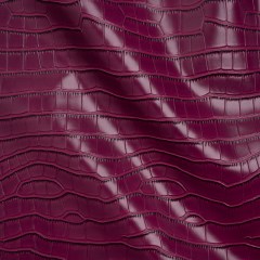 Crocodile Faux Leather Vinyl – Purple Fuchsia – Kristin Collection Crocodile Faux Leather Vinyl – Purple Fuchsia – Kristin Collection