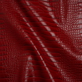 Crocodile Faux Leather Vinyl – Tango Red – Kristin Collection Crocodile Faux Leather Vinyl – Tango Red – Kristin Collection