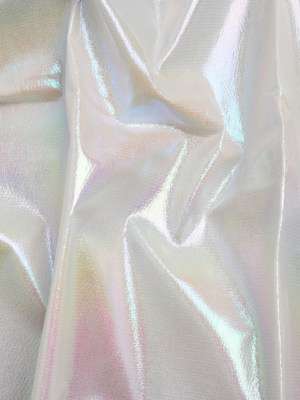 Crinkled Metallic Faux Leather – Pale Yellow and Blue Ombre – Adriana Collection Crinkled Metallic Faux Leather – Pale Yellow and Blue Ombre – Adriana Collection