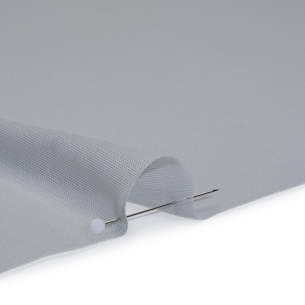 Nylon Stretch Mesh - Silver - Bernetta Collection