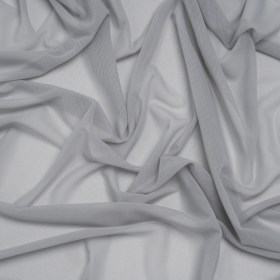 Nylon Stretch Mesh – Silver – Bernetta Collection Nylon Stretch Mesh – Silver – Bernetta Collection