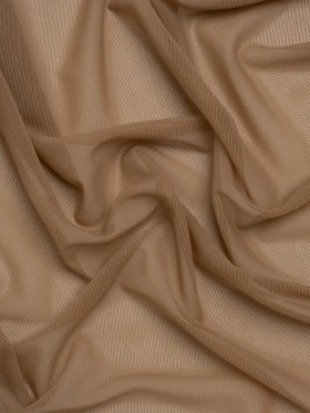 Nylon Stretch Mesh – Dark Beige – Bernetta Collection Nylon Stretch Mesh – Dark Beige – Bernetta Collection