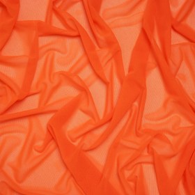 Nylon Stretch Mesh – Orange – Bernetta Collection Nylon Stretch Mesh – Orange – Bernetta Collection