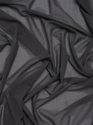 Nylon Stretch Mesh – Charcoal – Bernetta Collection Nylon Stretch Mesh – Charcoal – Bernetta Collection