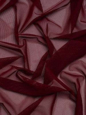 Nylon Stretch Mesh – Burgundy – Bernetta Collection Nylon Stretch Mesh – Burgundy – Bernetta Collection