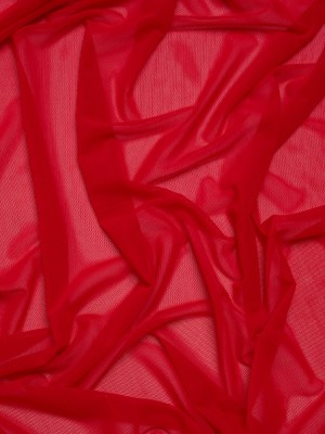 Nylon Stretch Mesh – Red – Bernetta Collection Nylon Stretch Mesh – Red – Bernetta Collection