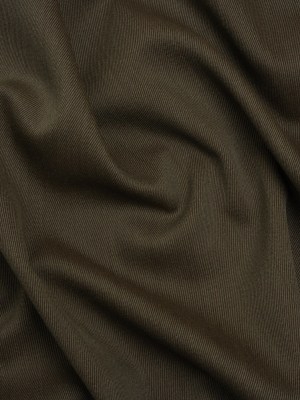 Wool Gabardine Made in Italy – Olive Brown – Deadstock Wool Gabardine Made in Italy – Olive Brown – Deadstock
