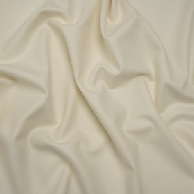 Super 120s Wool Twill Suiting Made in Italy – Cream – Deadstock Super 120s Wool Twill Suiting Made in Italy – Cream – Deadstock